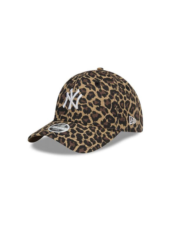 GORRA NEW ERA WMNS LEOPARD 9FORTY NEYYAN  BLKWHI