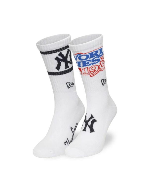 New Era Medias Socks MLB New York Yankees White