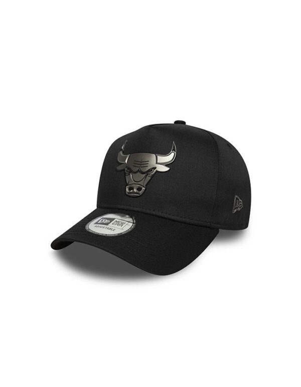 GORRA NEW ERA CHICAGO BULLS NBA METALLIC  E-FRAME BLACK