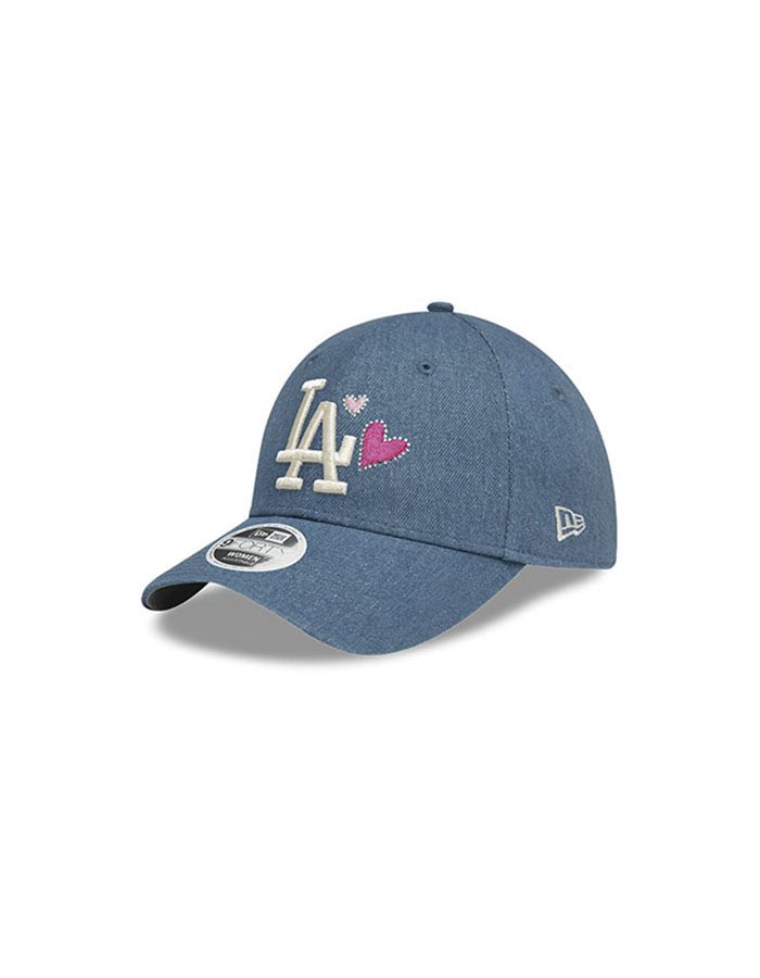 New Era 9FORTY Strapback Velour – Donna, Los Angeles Dodgers, Colore Rosa/Lilla