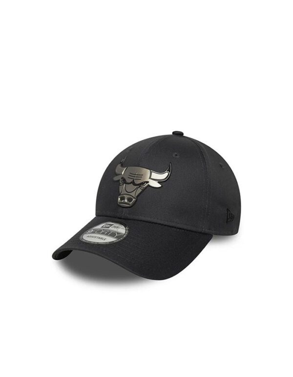 GORRA NEW ERA CHICAGO BULLS NBA METALLIC  9FORTY BLACK
