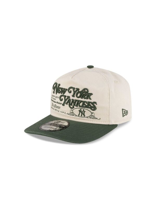GORRA NEW ERA 19TWENTY MLB NEW YORK YANKEES BASEBALL Washed - Beige/Green