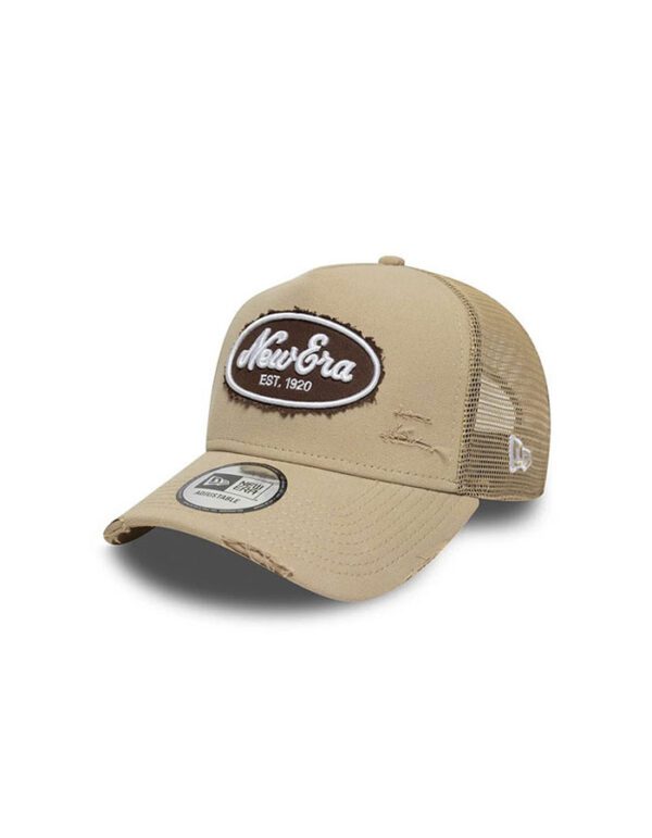 GORRA NEW ERA 9FORTY A-FRAME TRUCKER PATCH COLLECTION - Beige