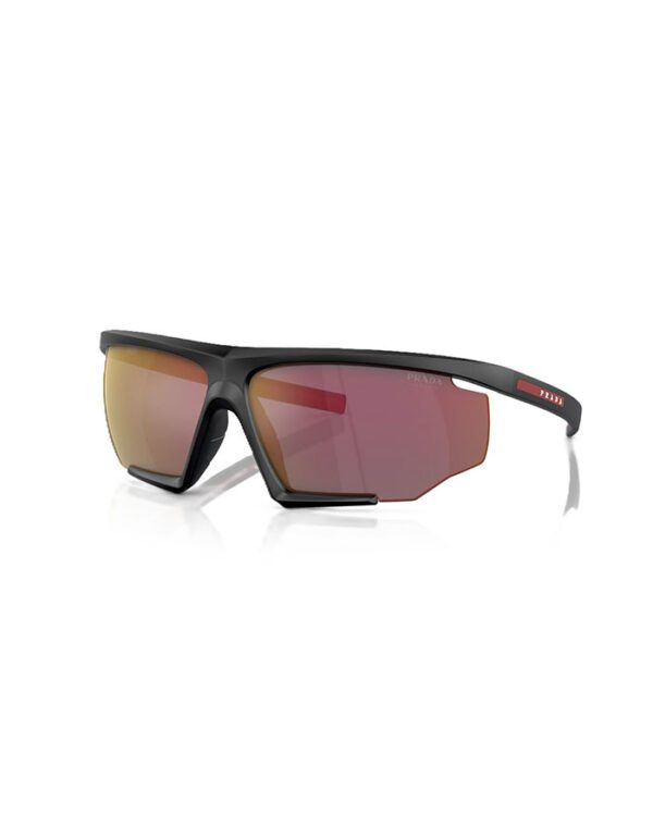 LENTE PRADA LINEA ROSSA PS 07Y BLACK/MIRROR ORANGE