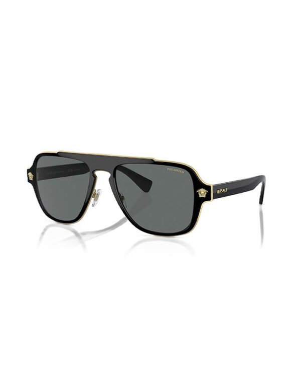 LENTE VERSACE VE2199 BLACK/POLARIZED GREY